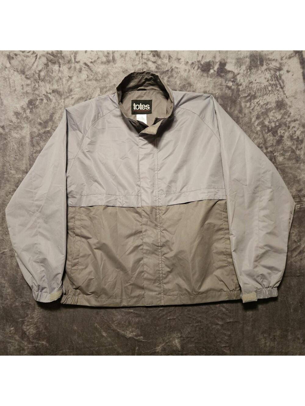 Totes Men's XL All Weather Waterproof Jacket Gray